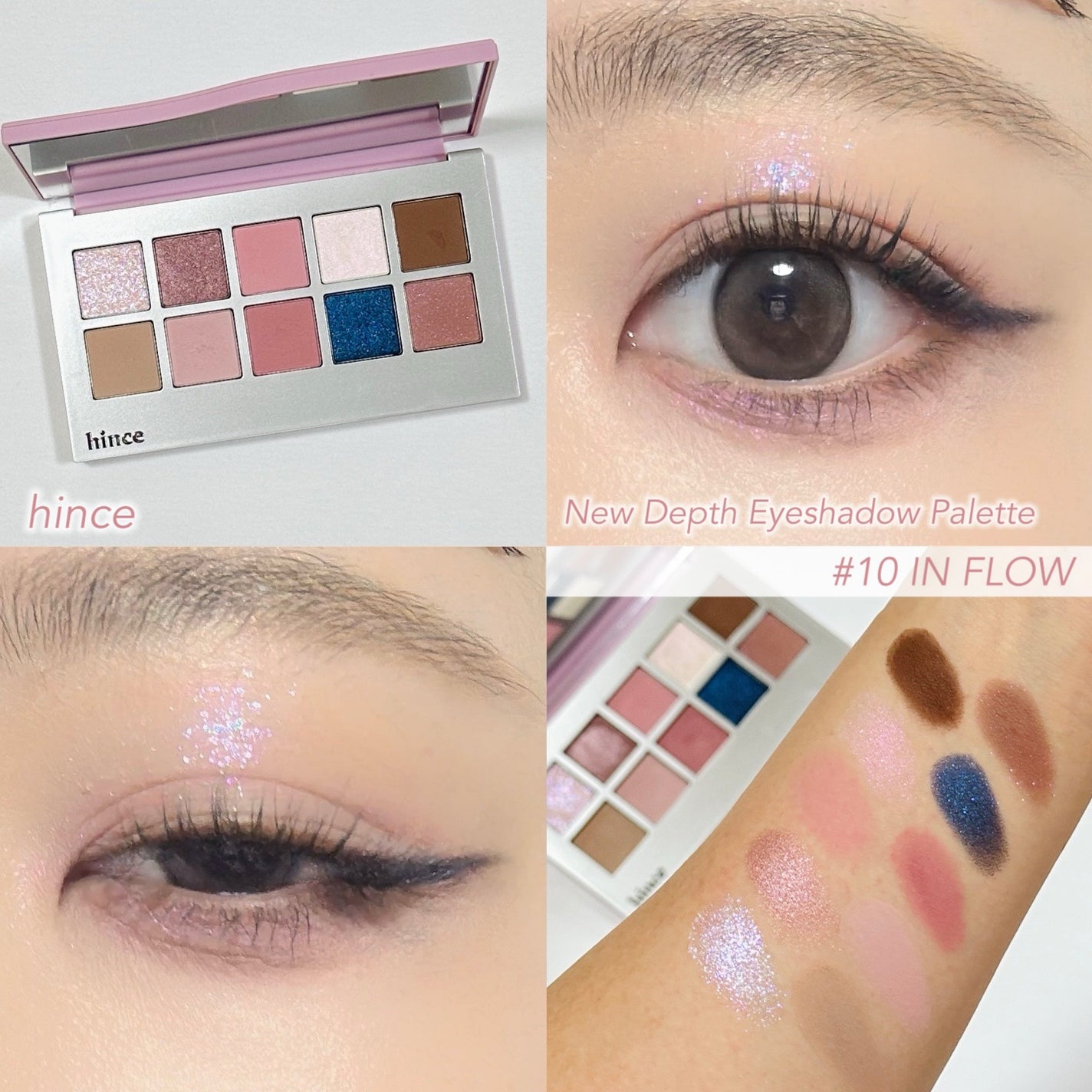 ニューデップスアイシャドウパレット/hince/アイシャドウパレットを使ったクチコミ(1枚目)