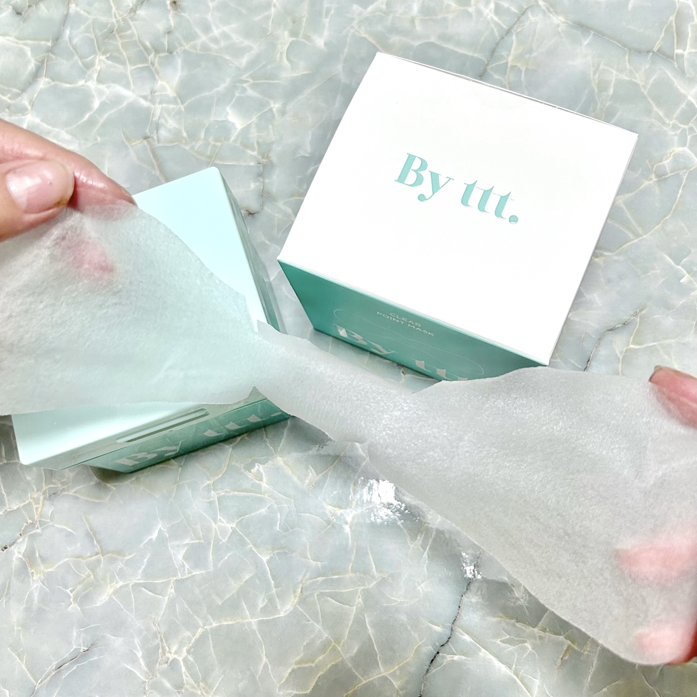 クリアポイントマスク/By ttt./シートマスク・パックを使ったクチコミ（3枚目）