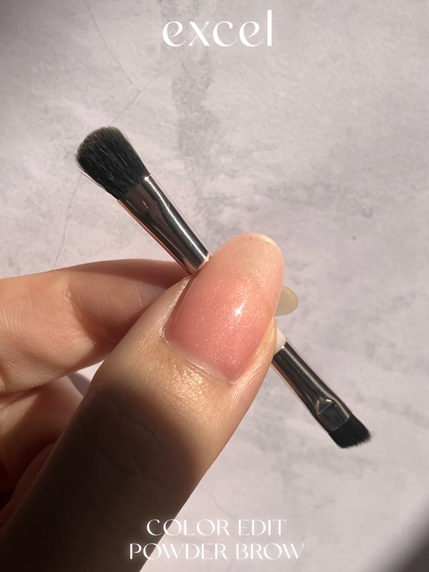 カラーエディットパウダーブロウ/excel/パウダーアイブロウを使ったクチコミ(5枚目)