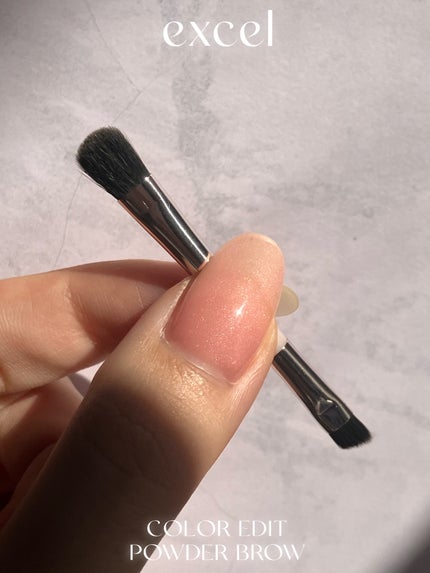 カラーエディットパウダーブロウ/excel/パウダーアイブロウを使ったクチコミ(5枚目)