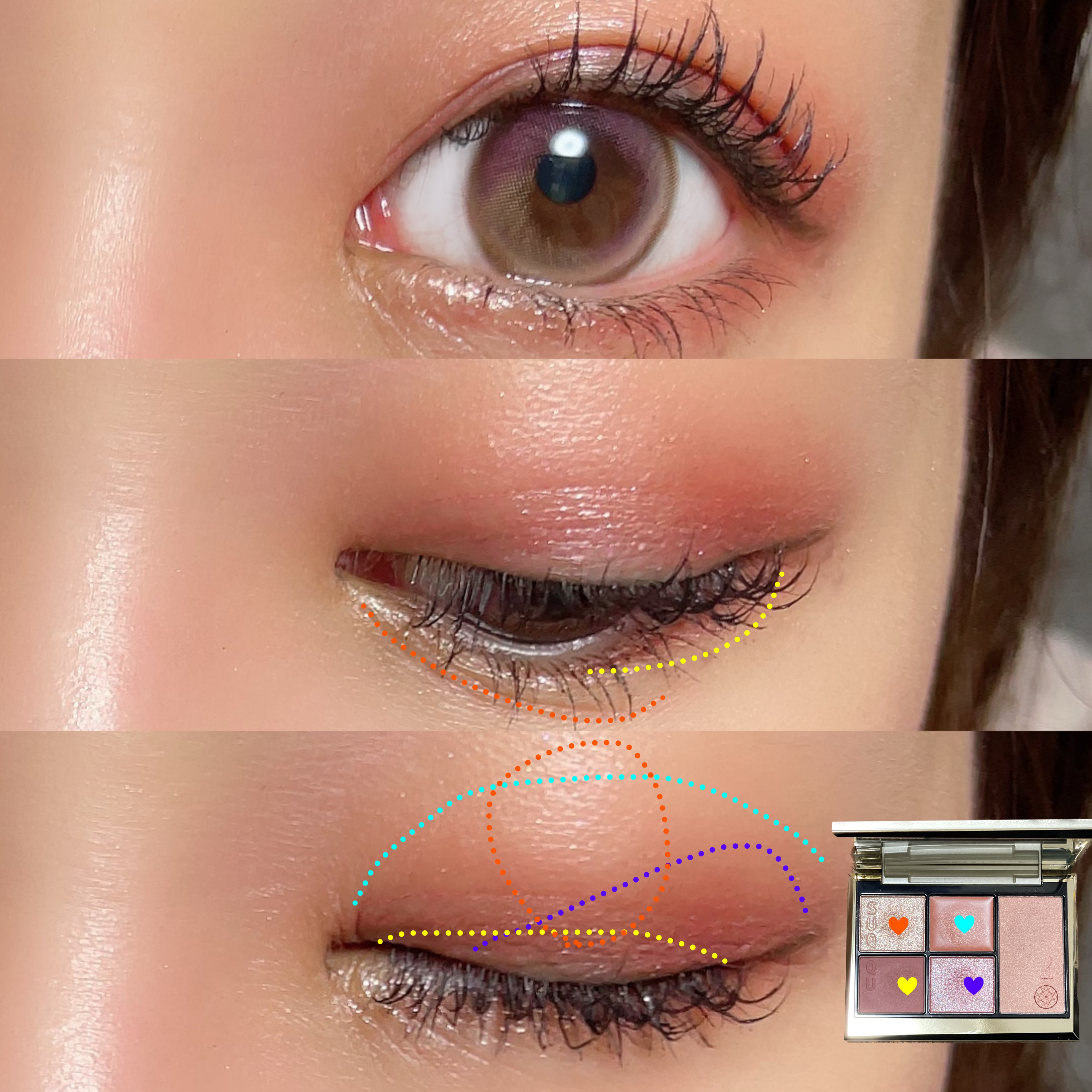 ルイ バイ カラーマジョリティー  スカーレットマーブル/louis by COLOR MAJORITY/カラーコンタクトレンズを使ったクチコミ（2枚目）