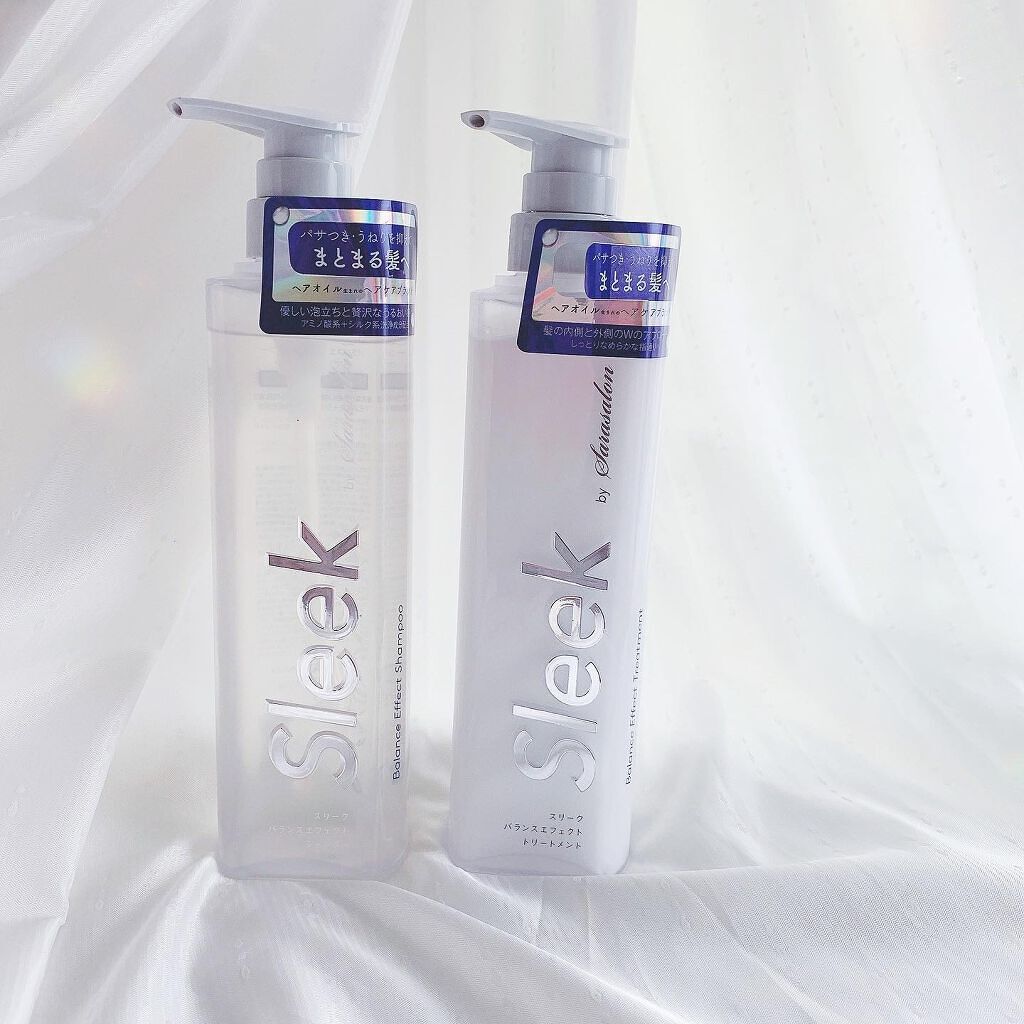バランスエフェクトシャンプー／トリートメント/スリーク by サラサロン/市販シャンプーを使ったクチコミ（1枚目）