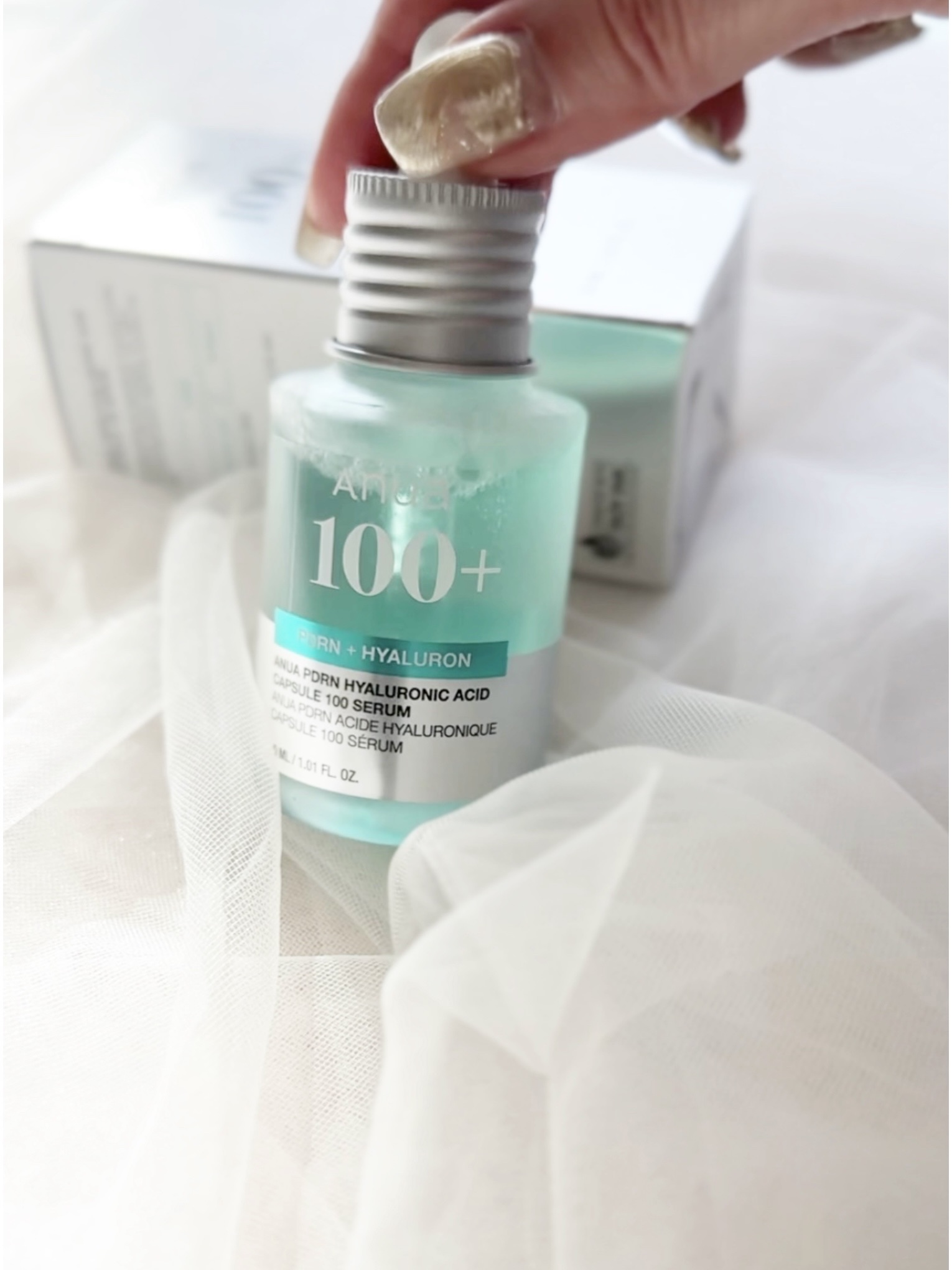 PDRNヒアルロン酸カプセル100セラム/Anua/美容液を使ったクチコミ（1枚目）