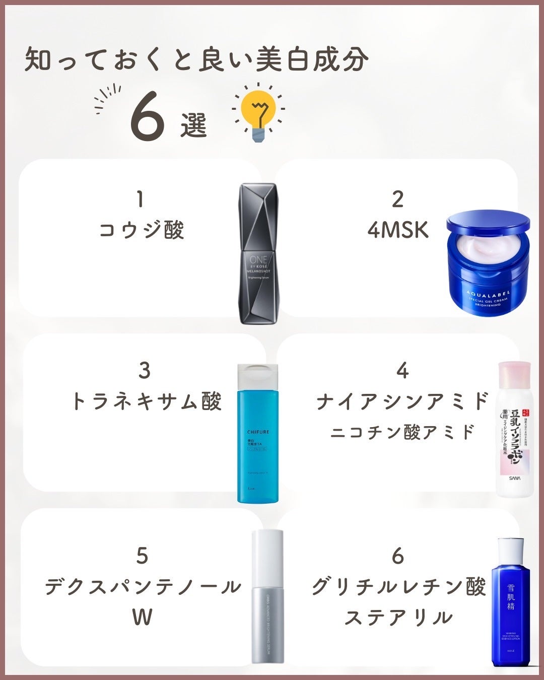 とまと村長@化粧品研究者 on LIPS 「美白ケア・くすみケアしたい人は集合!成分で選ぶ場合、科学的視点..」(9枚目)