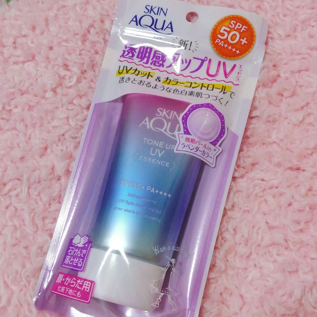 スキンアクア トーンアップUVエッセンス/スキンアクア/日焼け止めクリームを使ったクチコミ（1枚目）