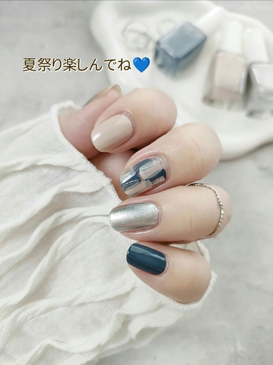 gene TOKYO ネイル/DAISO/マニキュアを使ったクチコミ(4枚目)