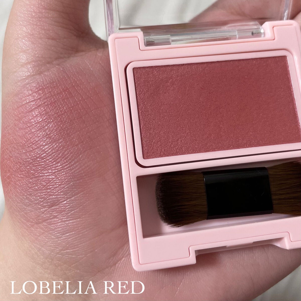 フーミー シングルブラッシュ/WHOMEE/パウダーチークを使ったクチコミ(3枚目)