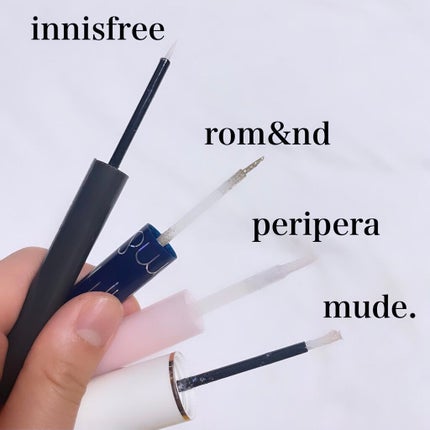 トゥインクル グリッター/innisfree/リキッドアイライナーを使ったクチコミ(3枚目)