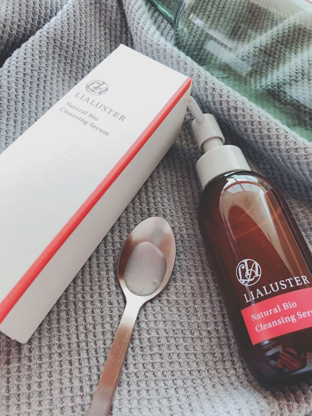 ナチュラルビオ クレンジングセラム/LIALUSTER/クレンジングウォーターを使ったクチコミ(2枚目)