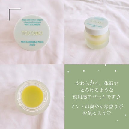 ミントクーリングリップマスク/TOCOBO/リップマスクを使ったクチコミ(2枚目)