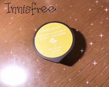 ♡̷ Innisfree カプセルレシピパック CH 10ml
¥259 (韓国では200円でした。)


✔︎ 商品情報
菜の花蜂蜜配合で、肌にハリとツヤを与える
パック。

✔︎ 使用方法
洗顔後、