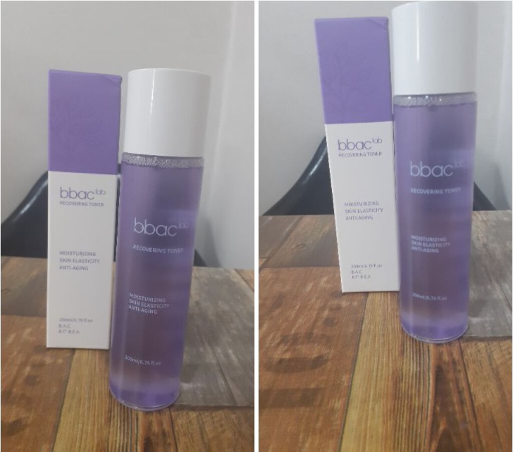BBACLAB RECOVERING TONERのクチコミ「肌がとても乾燥しています...
マスクで敏感になったのもあるけど...
しっとり感と肌に塗.....」（2枚目）