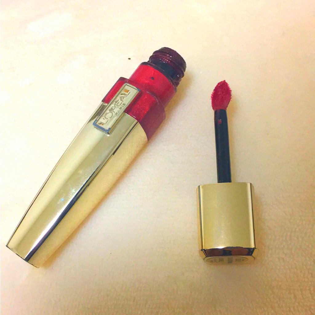 シャインカレス 703 ルビー/ロレアル パリ/口紅を使ったクチコミ（2枚目）