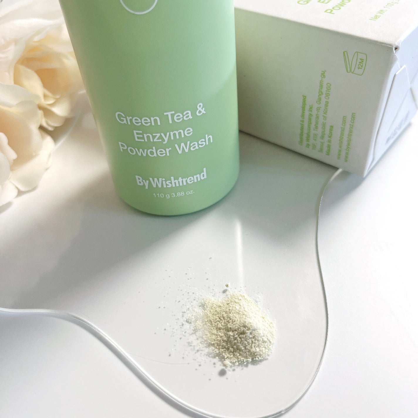 グリーンティー&エンザイムパウダーウォッシュ/By Wishtrend/洗顔パウダーを使ったクチコミ(2枚目)