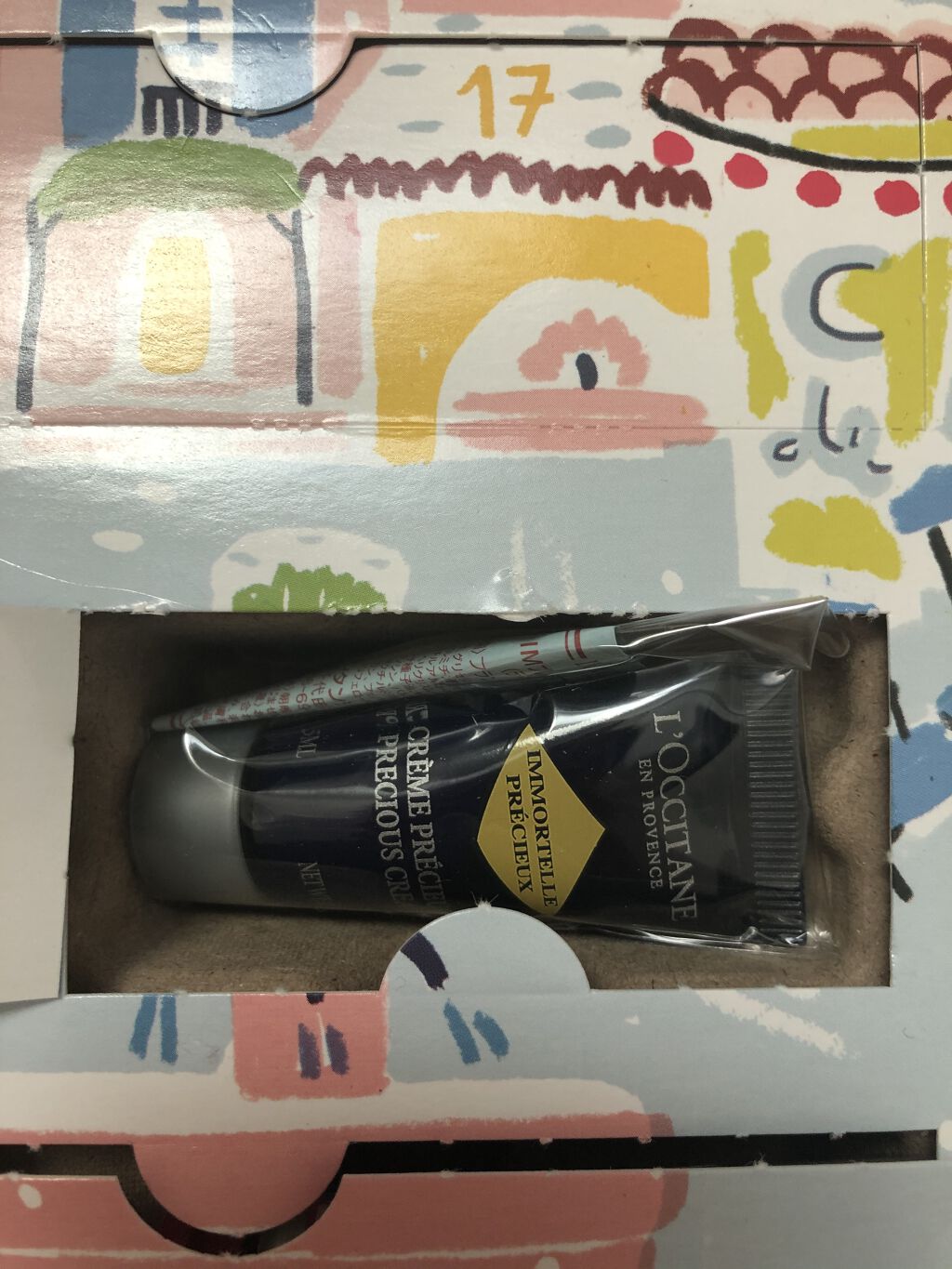 L'OCCITANE イモーテル プレシューズクリームのクチコミ「ロクシタンアドベントカレンダー2020/12/14
ロクシタンアドベントカレンダー2020/1.....」（2枚目）