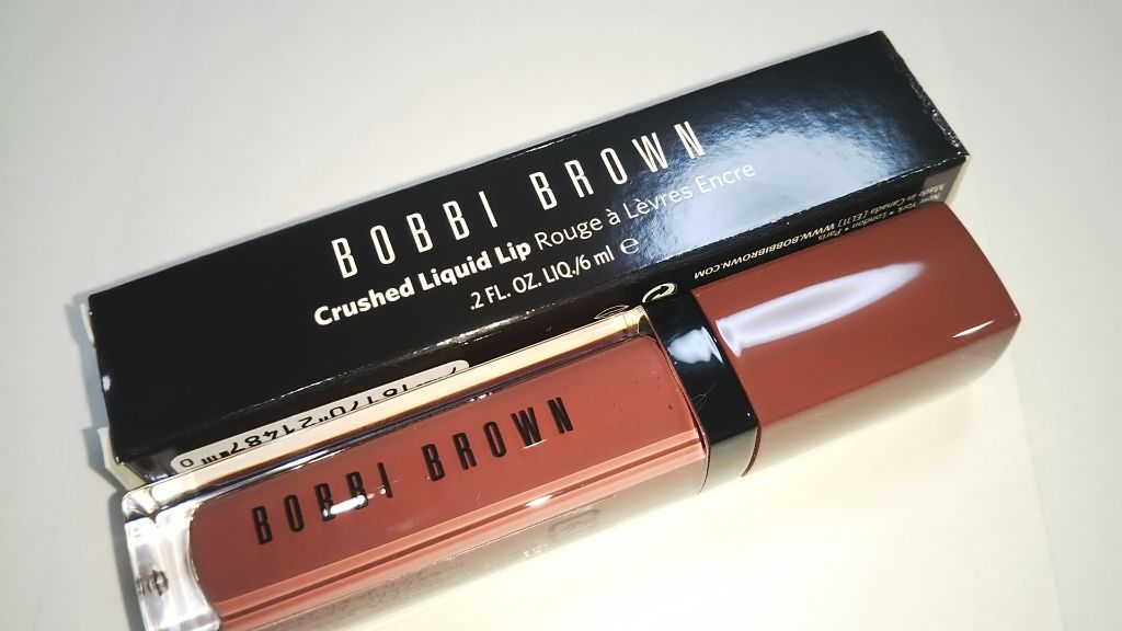 クラッシュド リキッド リップ 07 オートココア/BOBBI BROWN/口紅を使ったクチコミ（1枚目）