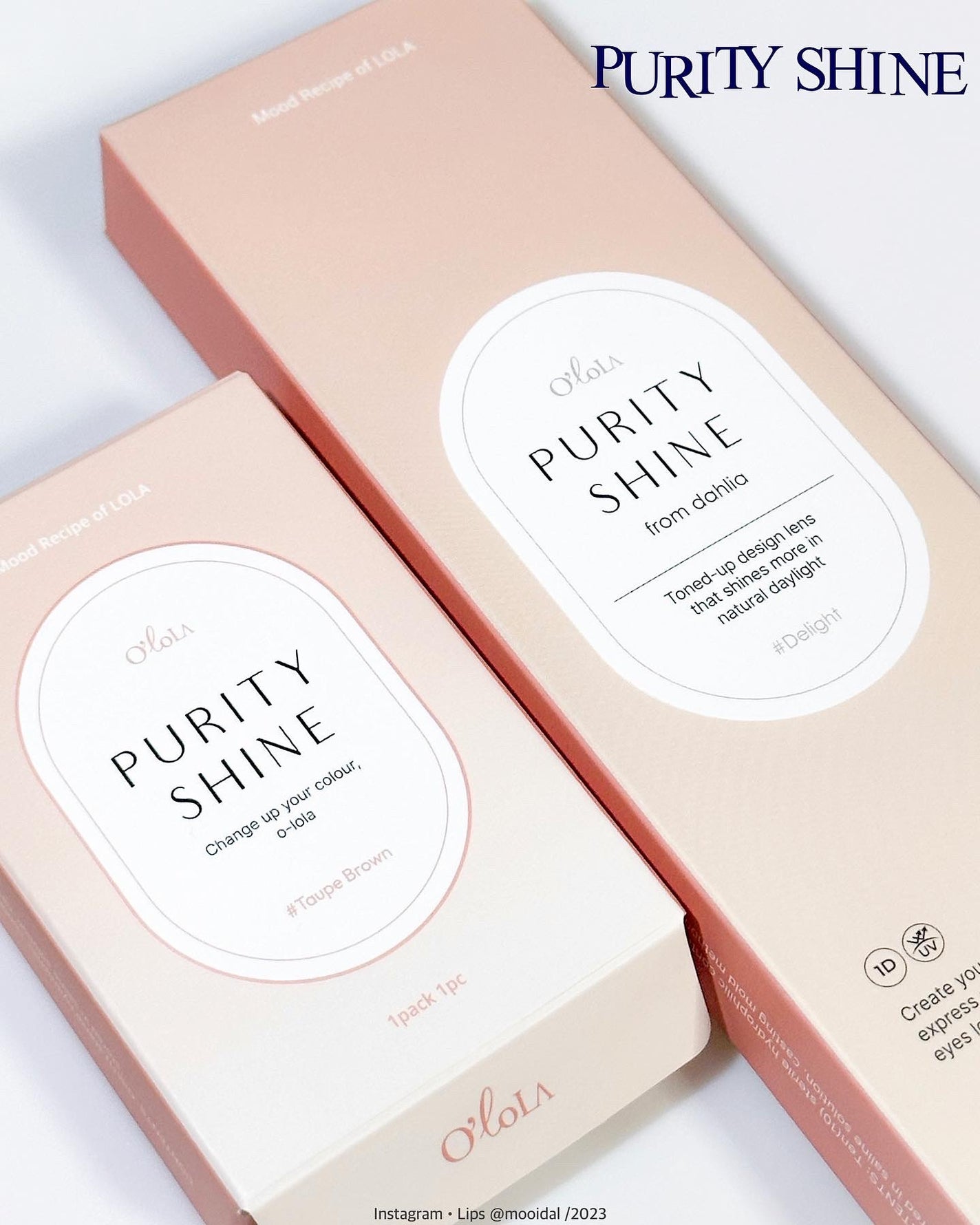 ピュアリティーシャインワンデー(PURITYSHINE 1day)/OLOLA/ワンデー(1DAY)カラコンを使ったクチコミ(5枚目)