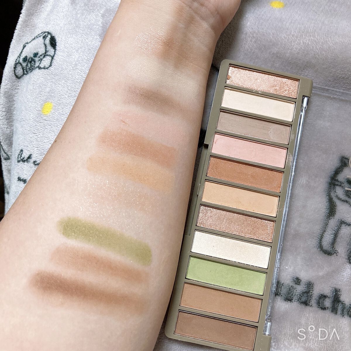 アイシャドウパレット/coou/アイシャドウパレットを使ったクチコミ（2枚目）