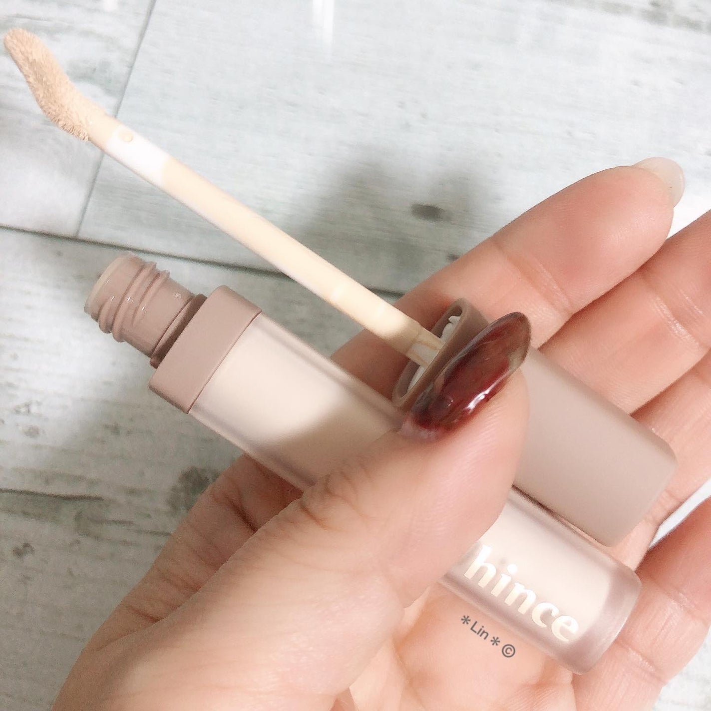 セカンドスキンカバーコンシーラー/hince/リキッドコンシーラーを使ったクチコミ(3枚目)