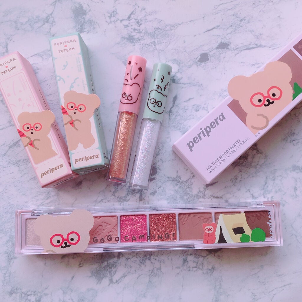 シュガー トゥインクル リキッド グリッター/PERIPERA/グリッターを使ったクチコミ(2枚目)