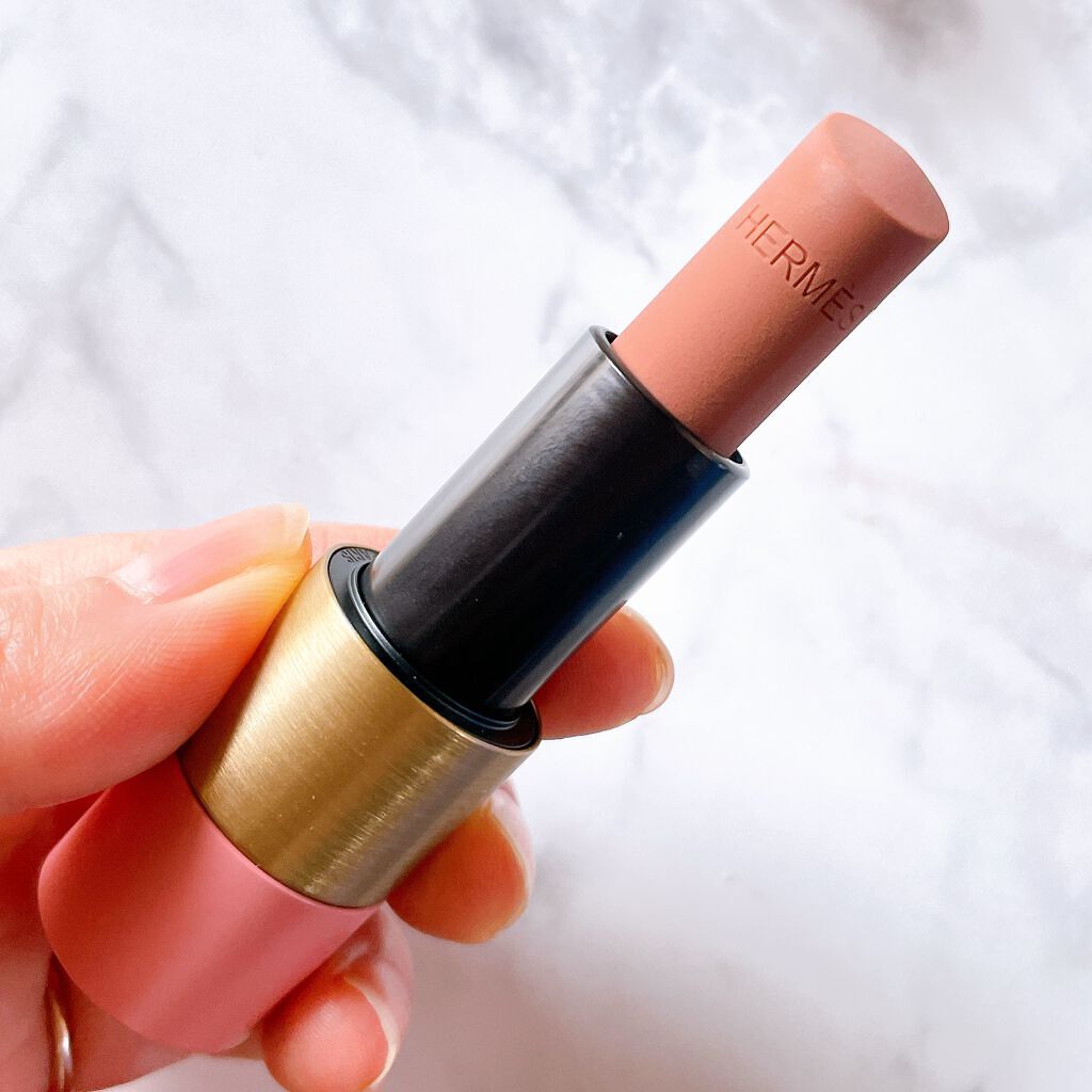 ローズ・エルメス ローズ ア レーヴル/エルメス/口紅を使ったクチコミ(5枚目)