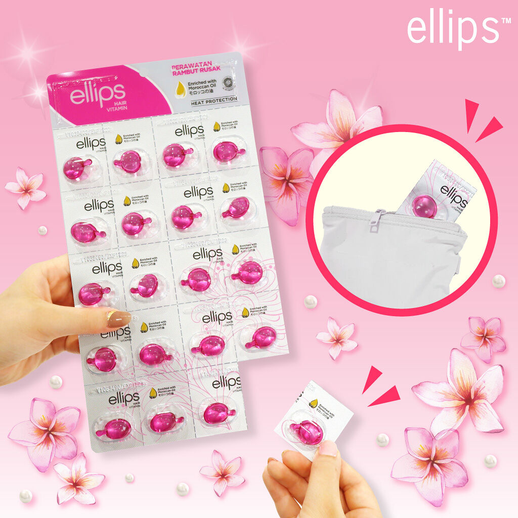 ヘアーオイル　シートタイプ20粒【トリートメント】/ellips/ヘアオイルを使ったクチコミ（1枚目）