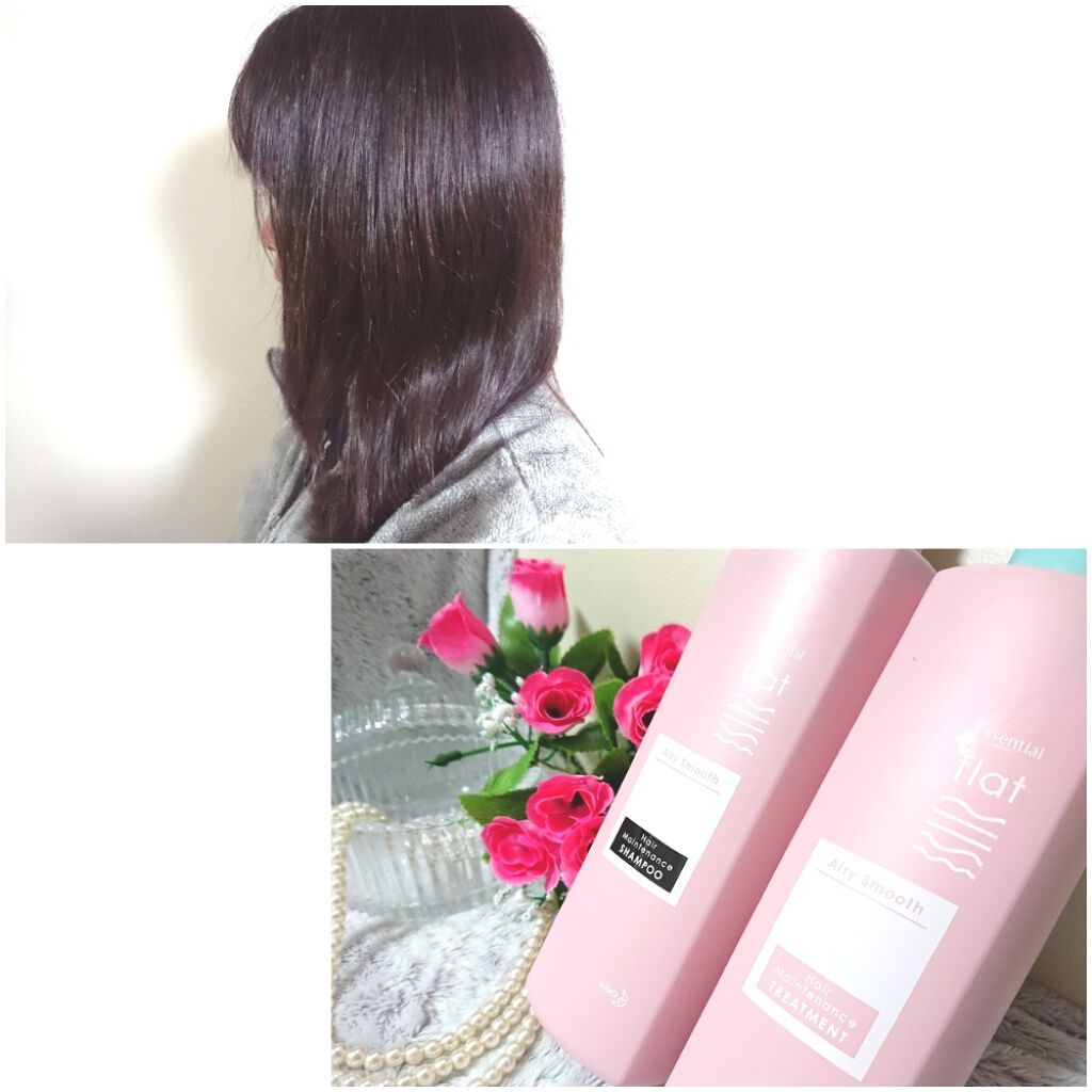 エアリースムースシャンプー/トリートメント/エッセンシャル flat/シャンプー・コンディショナーを使ったクチコミ(4枚目)