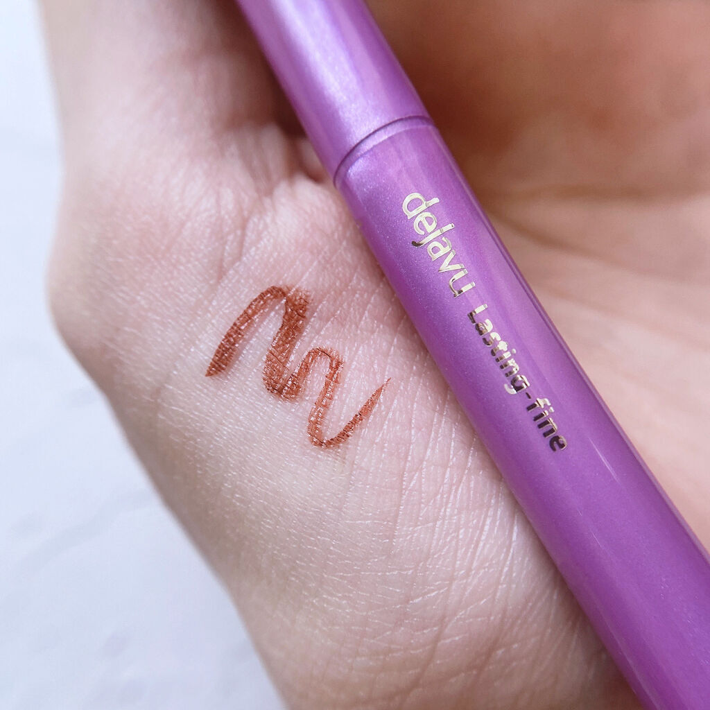 「密着アイライナー」ショート筆リキッド/デジャヴュ/リキッドアイライナーを使ったクチコミ（3枚目）