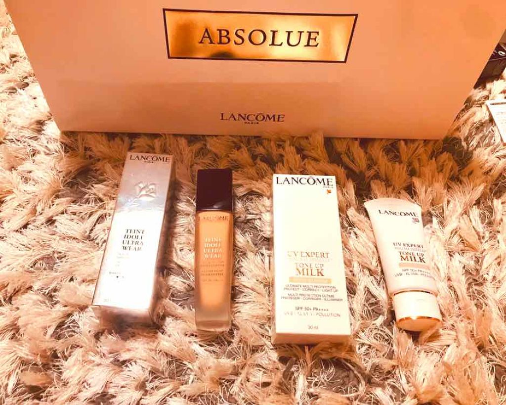 タンイドル ウルトラ ウェア リキッド/LANCOME/リキッドファンデーションを使ったクチコミ（1枚目）