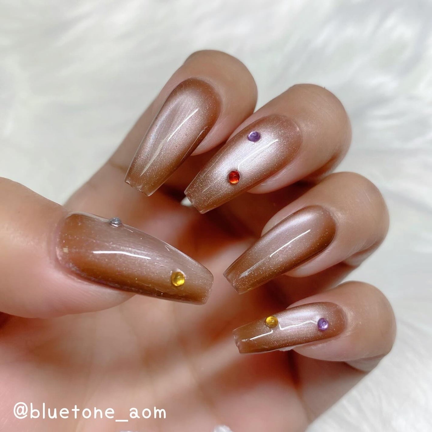 ジェルネイル(ライト対応)/セリア/ジェルネイルを使ったクチコミ(4枚目)