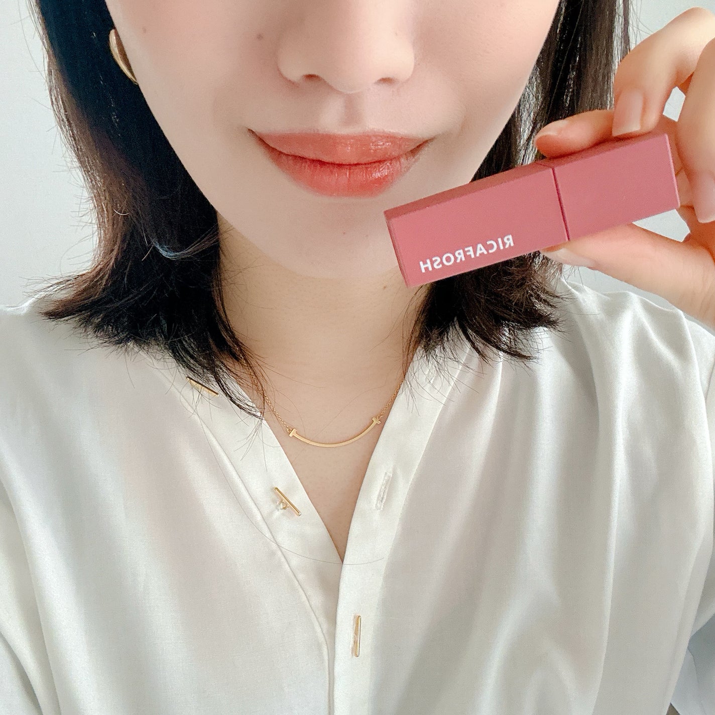 ジューシーリブティント/RICAFROSH/リップティントを使ったクチコミ(3枚目)