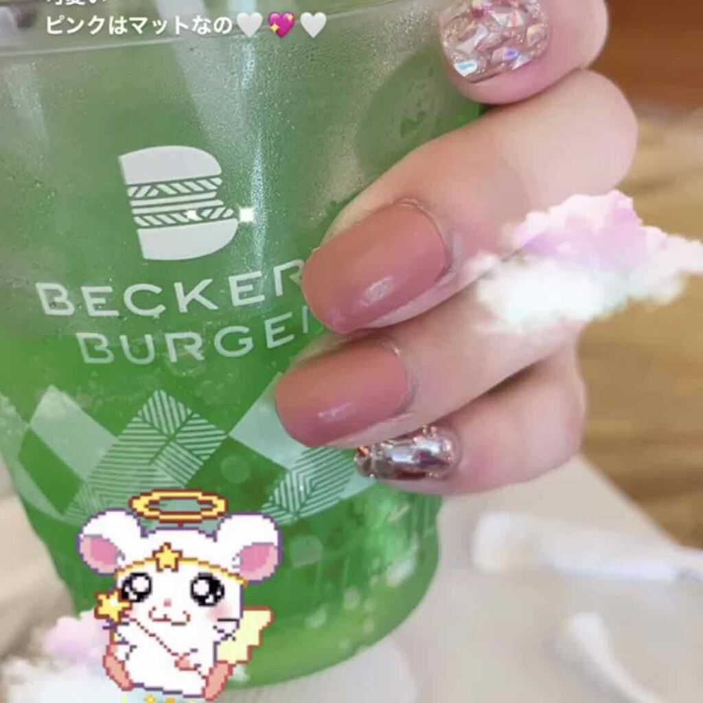 セミキュアジェルネイル（ハンド）/ohora/ネイルシールを使ったクチコミ（3枚目）