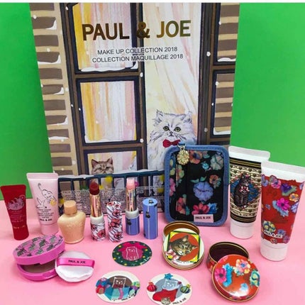 PAUL & JOE BEAUTE メイクアップ コレクション 2018のクチコミ「初投稿です^_^
田舎住まいなので近くにお店は無く予約もできませんでした!
どうしても欲しく.....」(1枚目)