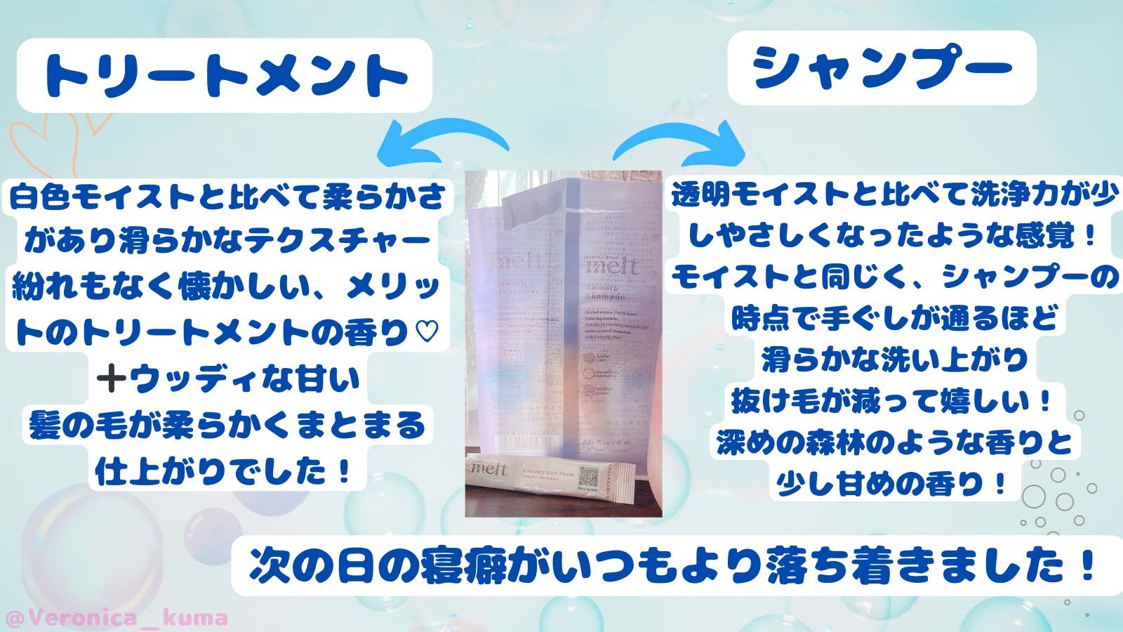 メルト モイストシャンプー／トリートメント/melt/市販シャンプーを使ったクチコミ（2枚目）