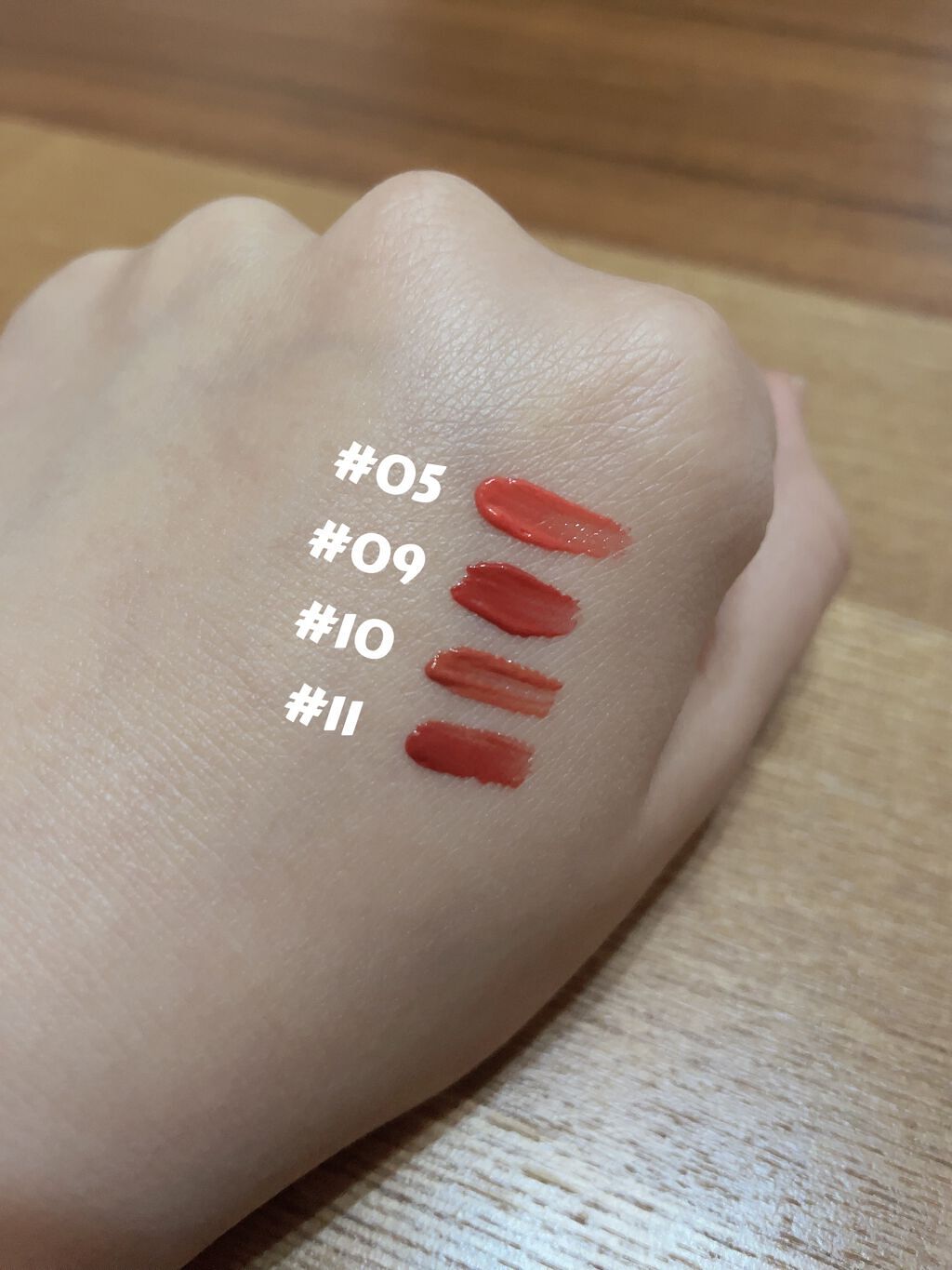 ジューシーラスティングティント/rom&nd/リップティントを使ったクチコミ（3枚目）