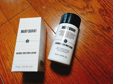 MARY QUANT ナチュラル トリート ミルク ローションのクチコミ「ライン使いをBAさんからオススメされたので、乳液を買い換えました。..」（1枚目）