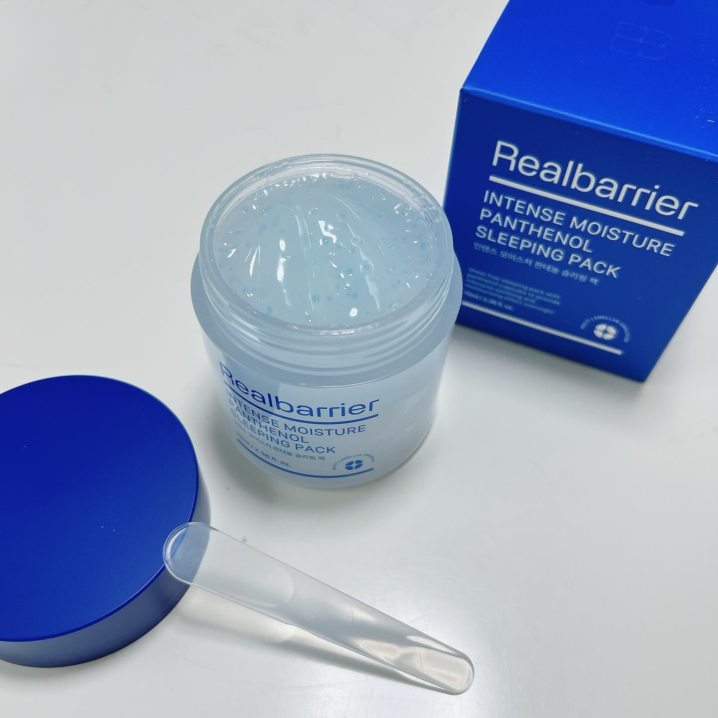インテンスモイスチャーパンテノールスリーピングパック/Real Barrier/シートマスク・パックを使ったクチコミ（2枚目）