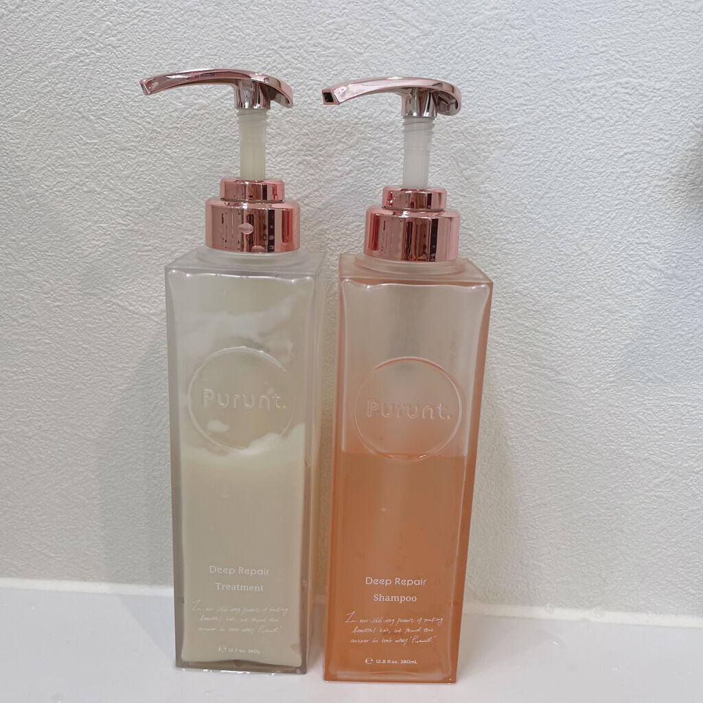 プルント ディープリペア美容液シャンプー／トリートメント/Purunt./市販シャンプーを使ったクチコミ（2枚目）