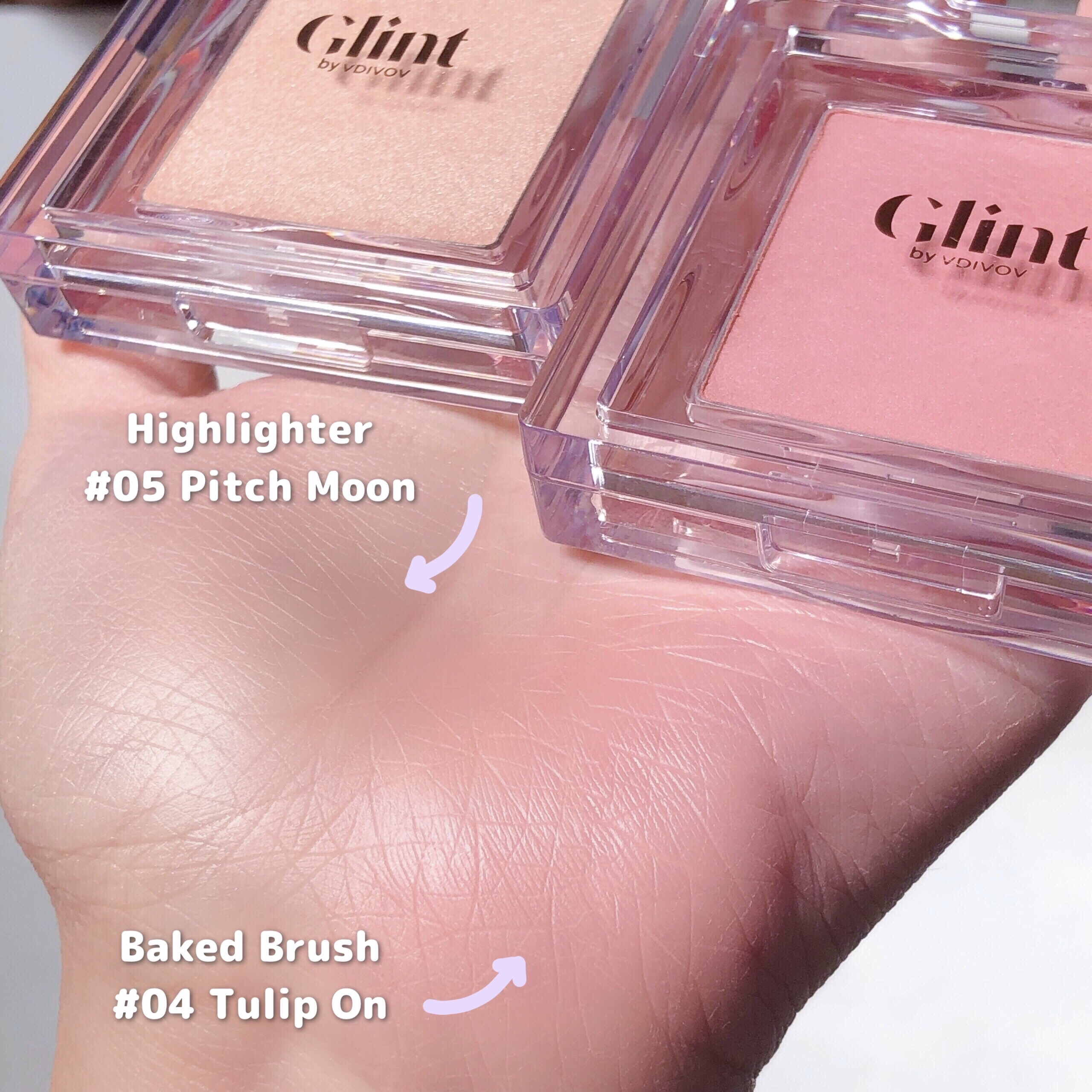 ベイクドブラッシュ/Glint/パウダーチークを使ったクチコミ（2枚目）