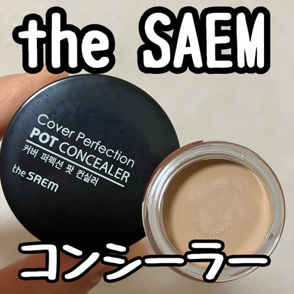 COVER PERFECTION POT CONCEALER/the SAEM/クリームコンシーラーを使ったクチコミ(1枚目)