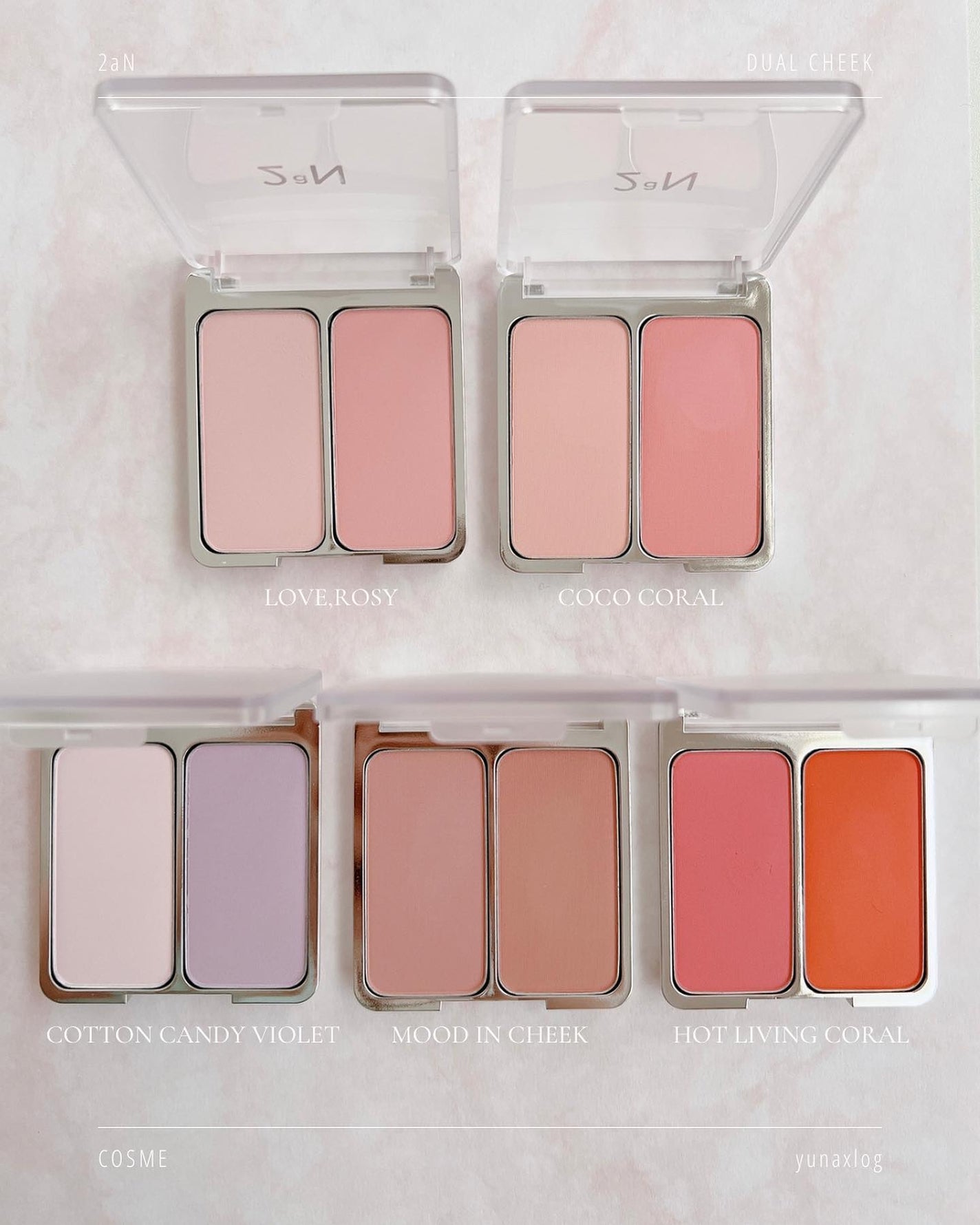 デュアルチーク/2aN/パウダーチークを使ったクチコミ(3枚目)