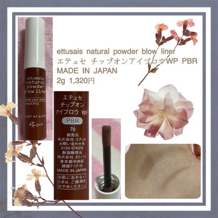 エテュセ チップオン アイブロウ WP/ettusais/パウダーアイブロウを使ったクチコミ(1枚目)