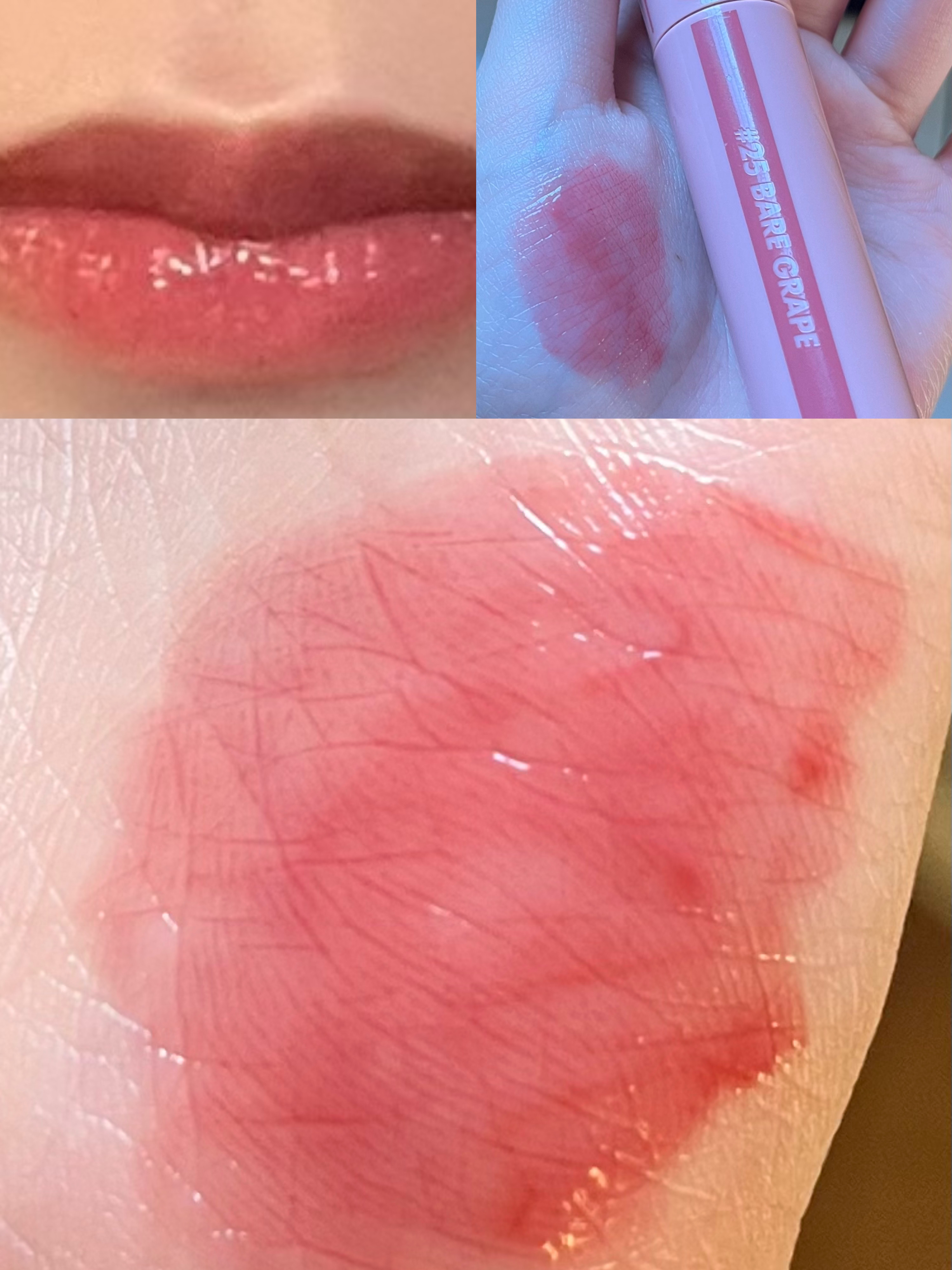 ジューシーラスティングティント/rom&nd/リップティントを使ったクチコミ（1枚目）