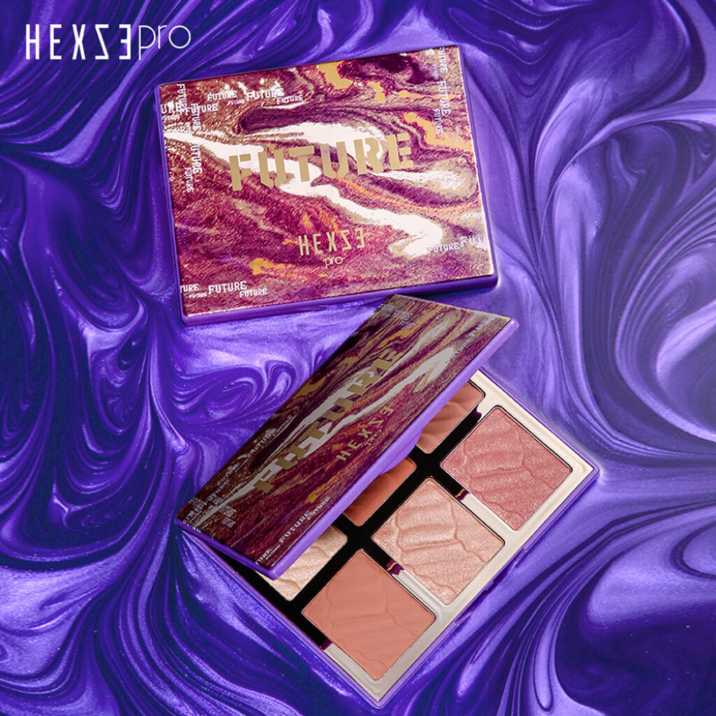 Hexze PRO流れ星釉薬6色ハイライトルミナイザーアイシャドウパレット / HEXZE（ヘックスゼ）
