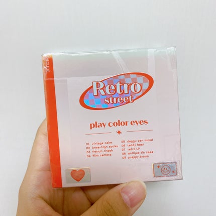 プレイカラーアイズ レトロストリート /ETUDE/アイシャドウパレットを使ったクチコミ(3枚目)