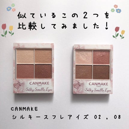 シルキースフレアイズ/キャンメイク/アイシャドウパレットを使ったクチコミ(1枚目)
