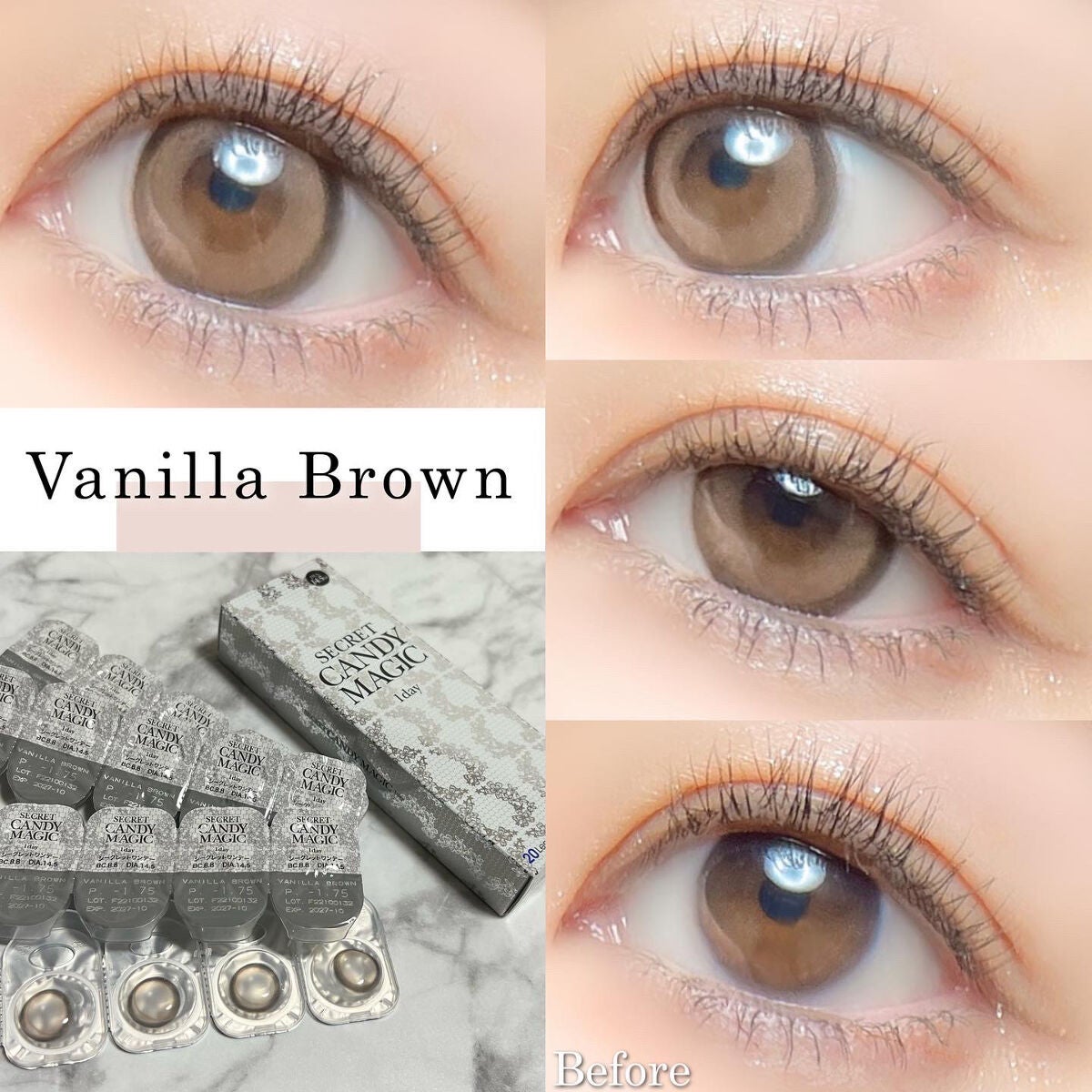 secretcandymagic 1day(シークレットキャンディーマジック)/secret candymagic/ワンデー(1DAY)カラコンを使ったクチコミ(6枚目)