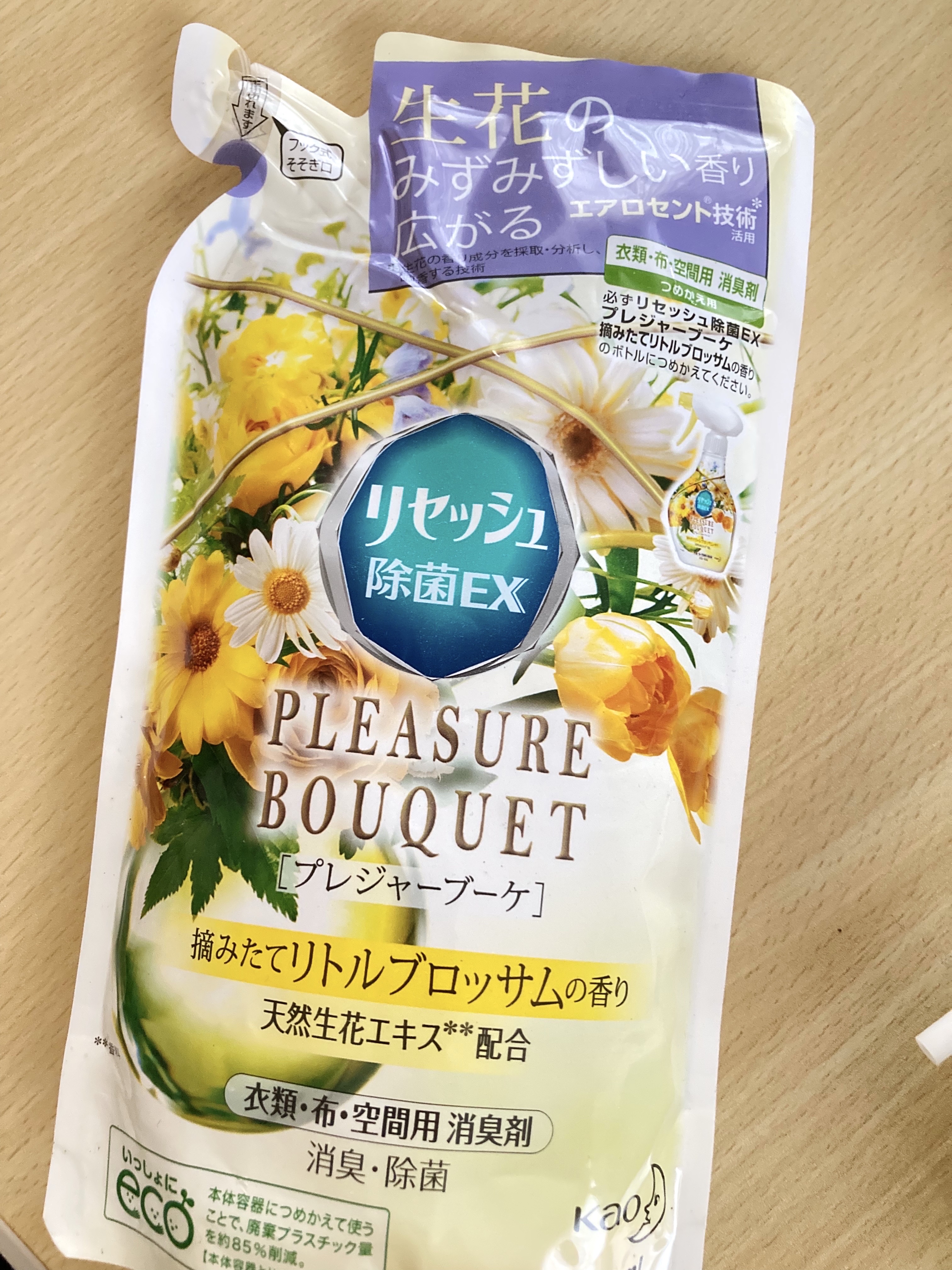 リセッシュ 除菌EX プレジャーブーケ リトルブロッサムの香り/リセッシュ/ファブリックミストを使ったクチコミ（1枚目）