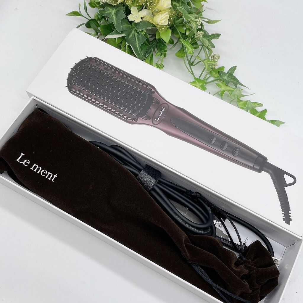 ストレートヒートブラシ/Le ment/ヒートブラシを使ったクチコミ(3枚目)