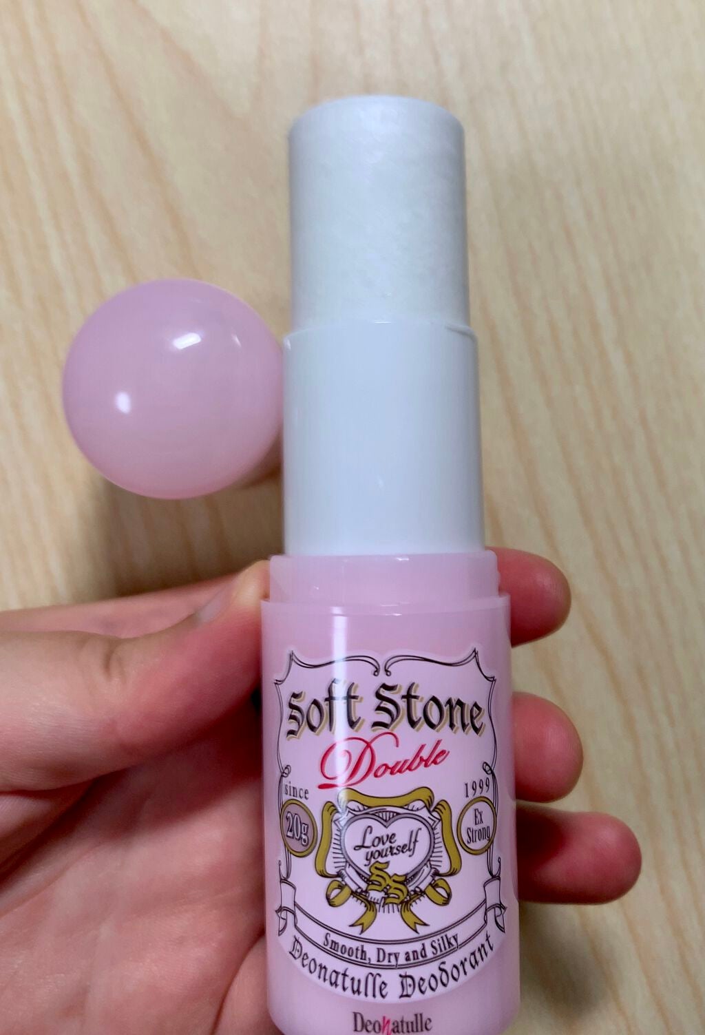 デオナチュレ ソフトストーンW ピンク/デオナチュレ/デオドラント・制汗剤を使ったクチコミ(2枚目)